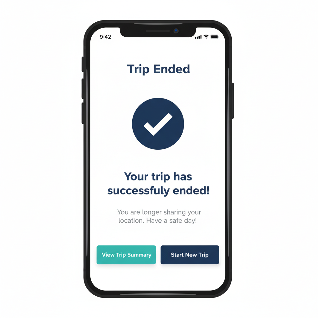 Trip Ended Screen Thumbnail